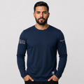 Sentinel FeatherShield 4.5oz Flame Resistant Navy Long Sleeve T-shirt(Sentinel Graphic Collection)