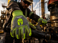 Raptor Corded Cotton Glove with ANSI 2 Cut Protection, ANSI 2 Impact/Sentinel Safety