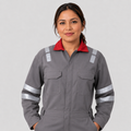 HERS Women's 5.7oz Inherently FR Modacrylic NFPA 2112 Cat 2 Coverall (Custom Made Only)