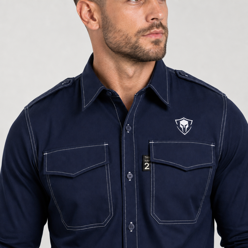 Sentinel FlameGuard Flex Modacrylic Flame Resistant 5.6oz Cat 2 Button Up Shirt