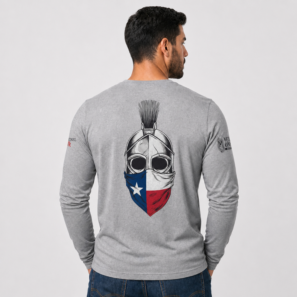 Sentinel FeatherShield 4.5oz Flame Resistant Gray Long Sleeve T-shirt(Sentinel Graphic Collection)