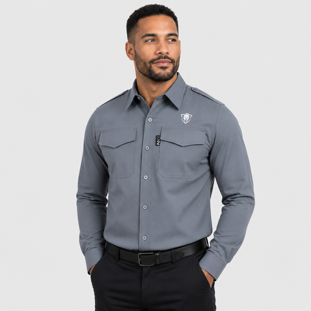 Sentinel FlameGuard Flex Modacrylic Flame Resistant 5.6oz Cat 2 Button Up Shirt