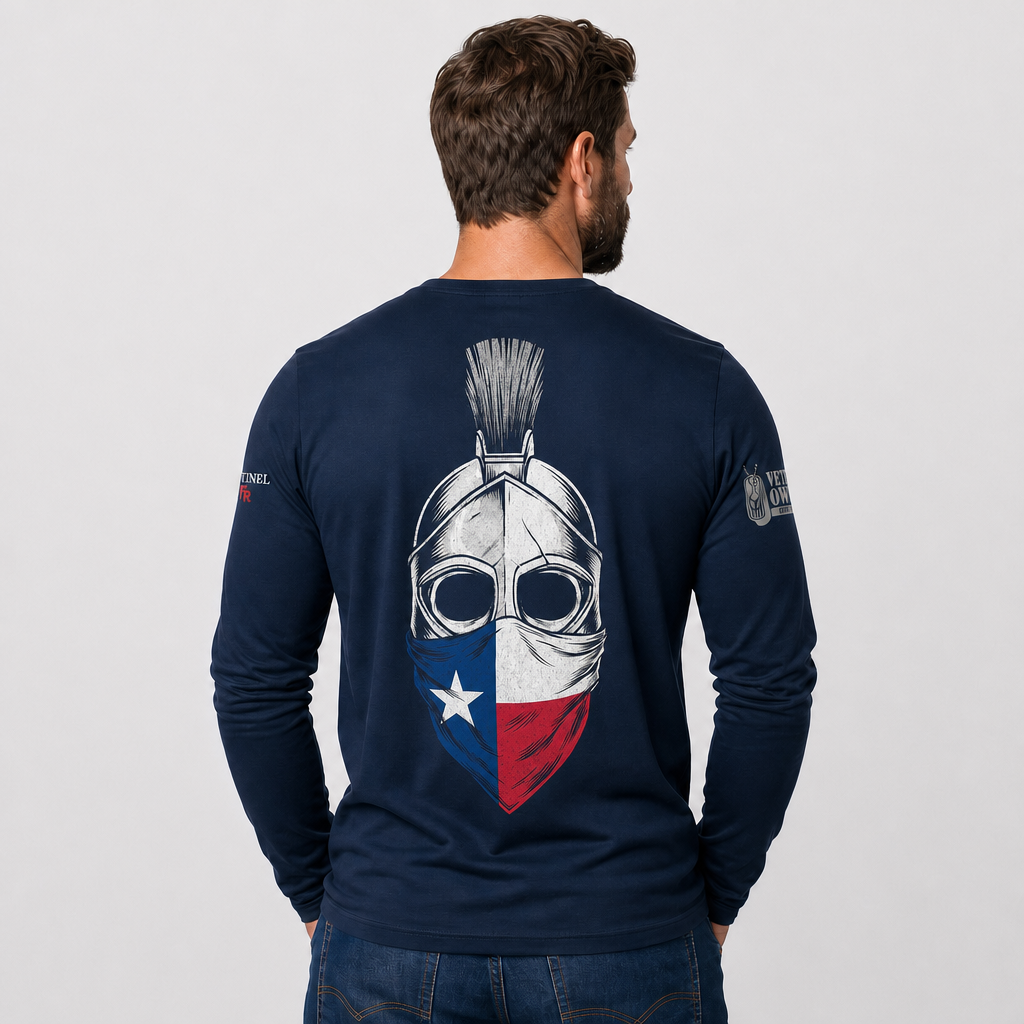 Sentinel FeatherShield 4.5oz Flame Resistant Navy Long Sleeve T-shirt(Sentinel Graphic Collection)