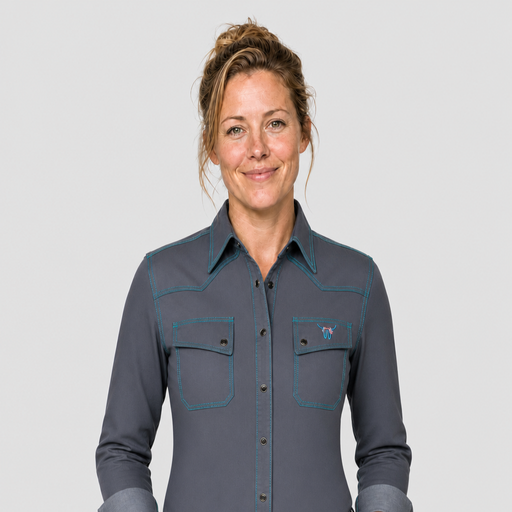 Women's Weldabeast Inherently Fire Resistant 5.6oz Cat 2 Lightweight Shirt