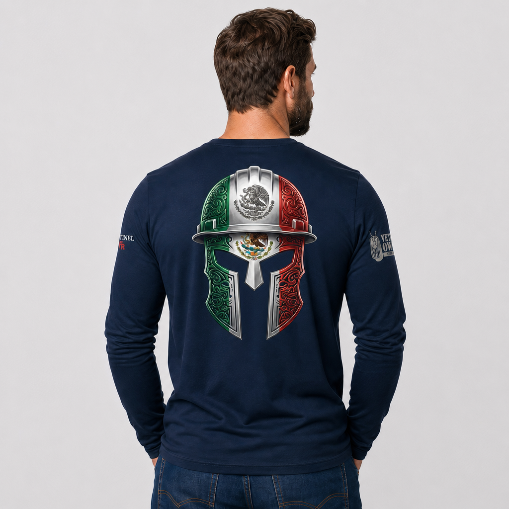 Sentinel FeatherShield 4.5oz Flame Resistant Navy Long Sleeve T-shirt(Sentinel Graphic Collection)