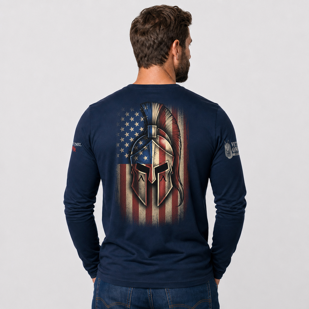 Sentinel FeatherShield 4.5oz Flame Resistant Navy Long Sleeve T-shirt(Sentinel Graphic Collection)