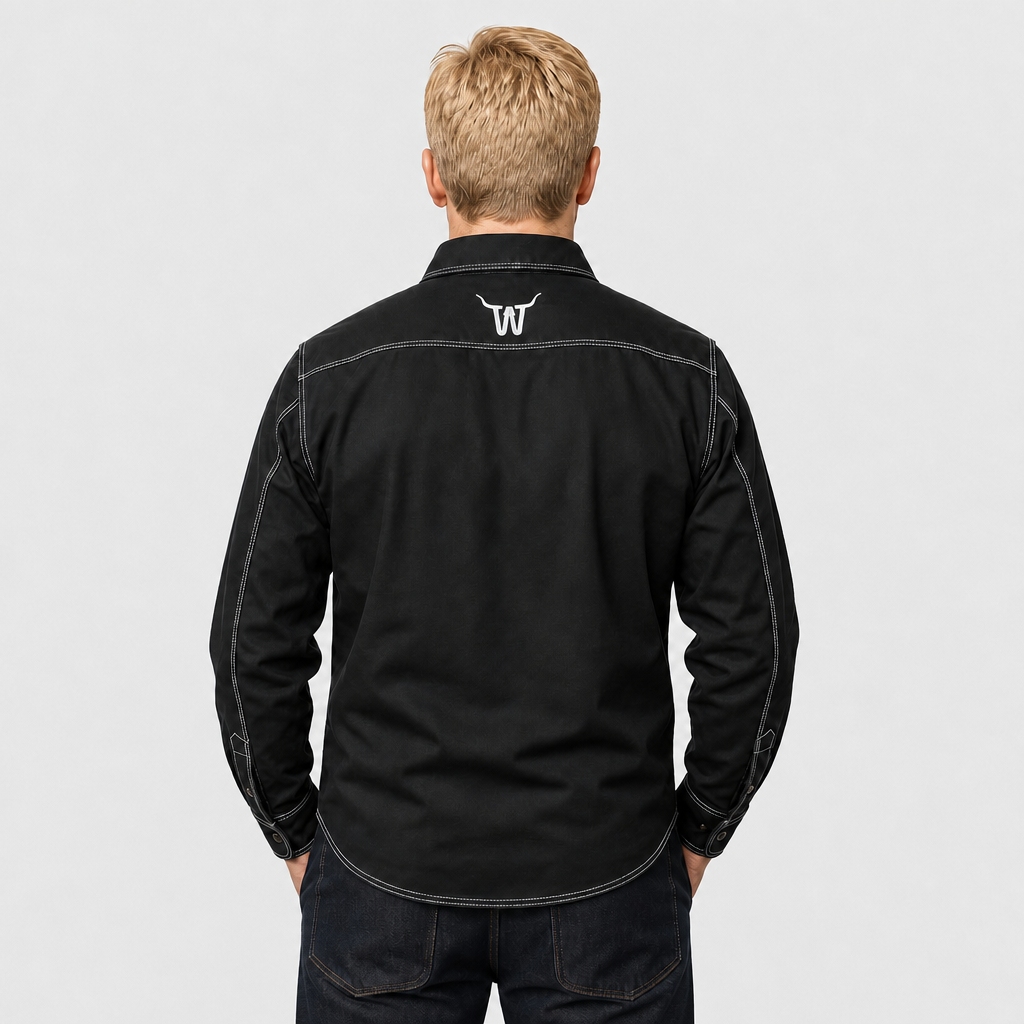 Weldabeast 9 oz Western-Style Welding Shirt with FR Fiber Blend